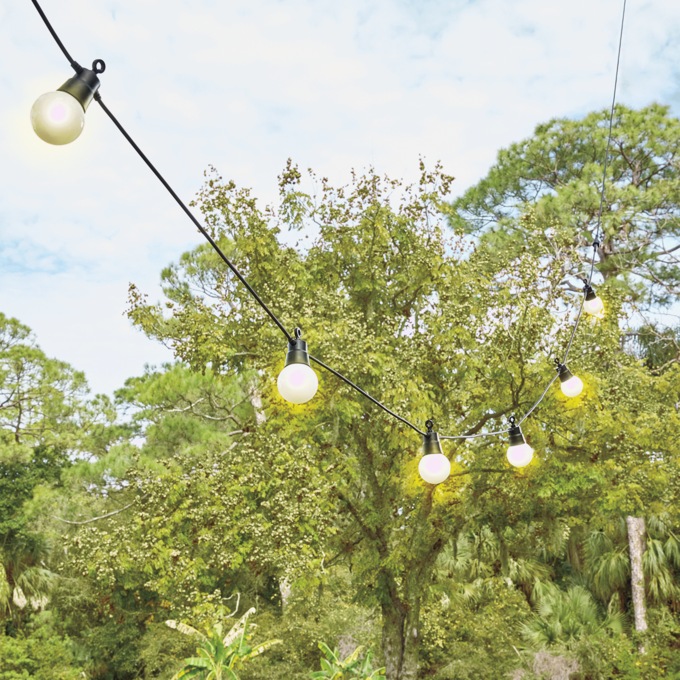 25' Solar String Lights, , large