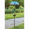 Solar Umbrella Floral Stake, , large