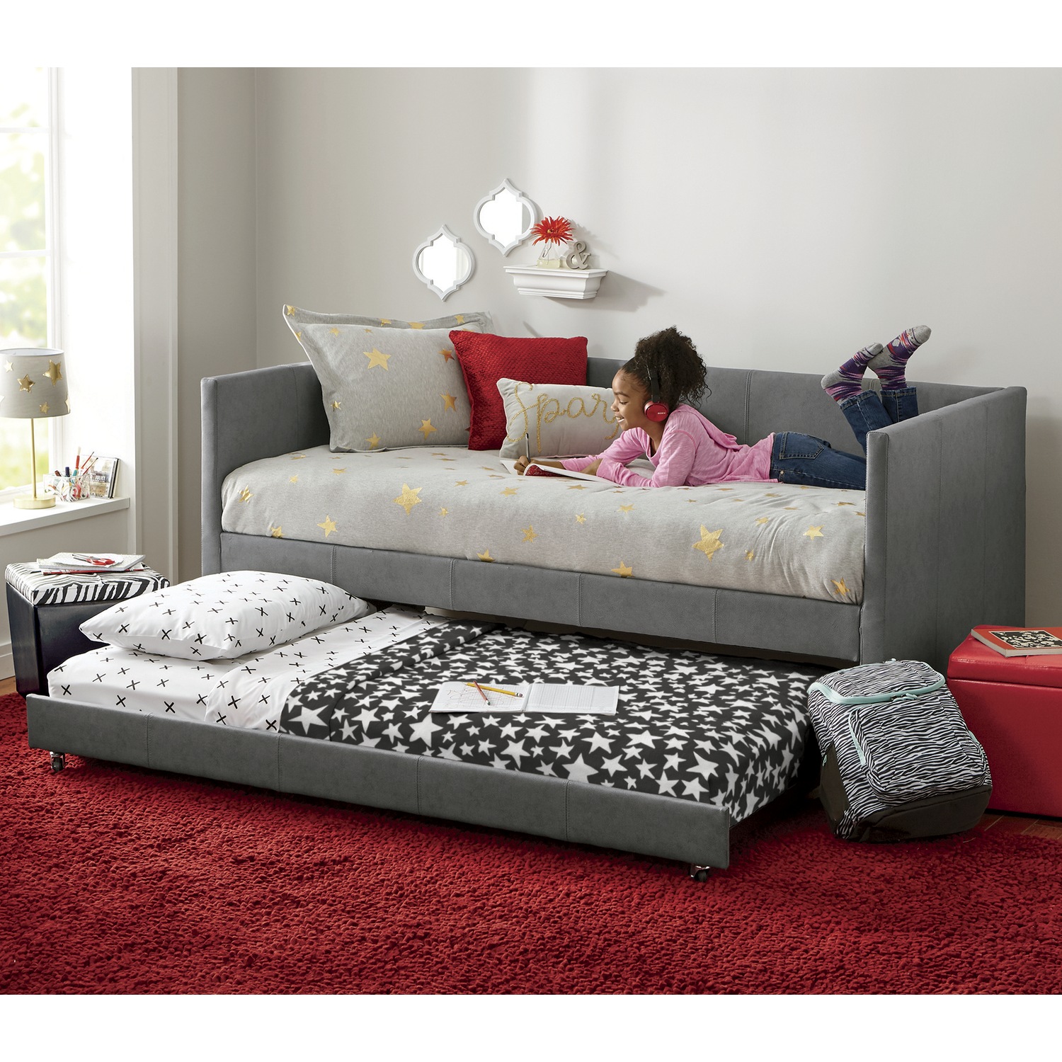 ikea daybed with trundle pop up