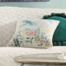 Dragonfly Floral Accent Pillow, , large