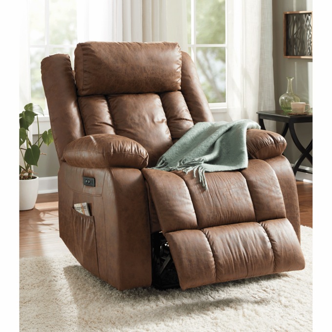 Powered-Headrest Recliner, , large