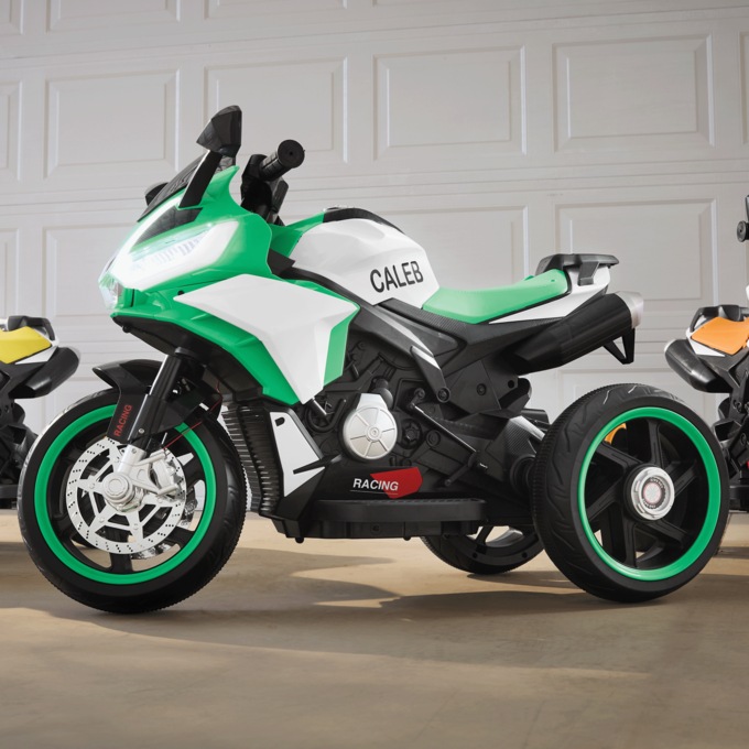 Ride-On Light-Up Motorcycle, , large