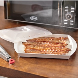 Progressive Microwave Bacon Grill with Cover, , large