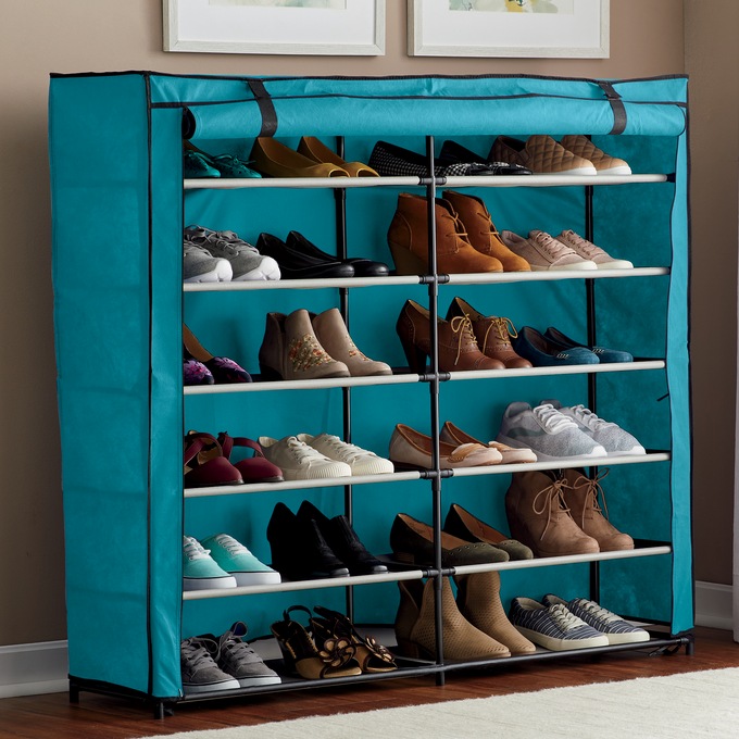 6-Layer Double Shoe Rack