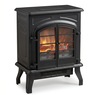 1500W Electric Fireplace Stove Heater with Remote & Realistic Flame Effect, , large