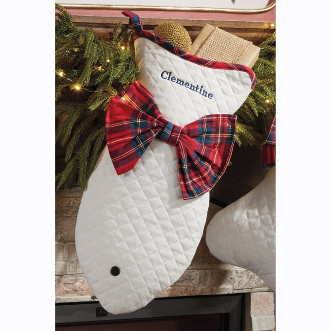 Quilted Pet Christmas Stocking, , large
