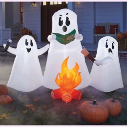 Halloween Campfire Inflatab, , large