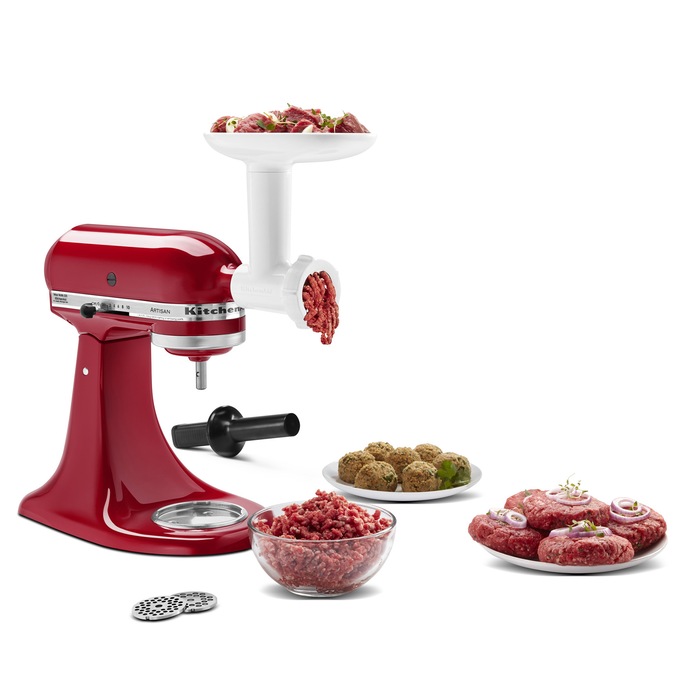 KitchenAid KN12AP Stand Mixer Attachment Pack 3 with Food Grinder, Citrus  Juicer and Sausage Stuffer