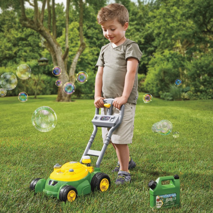 John Deere Bubble Mower with Bubbles , , large