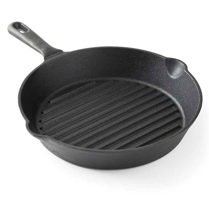 Piece Pre-Seasoned Cast Iron Cookware Set with Skillets and Dutch Oven, , large