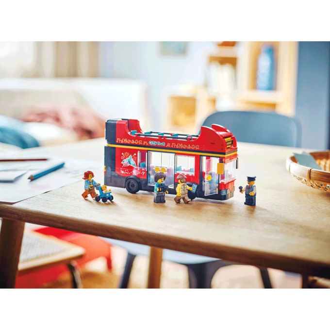 LEGO Red Double-Decker Sightseeing Bus, , large