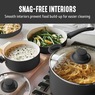GreenLife 16-Piece Soft-Grip Cookware Set, Black, large