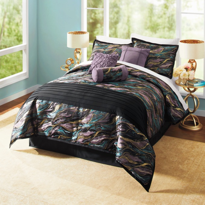 Kelso 7-pc. Jacquard Comforter Set, , large