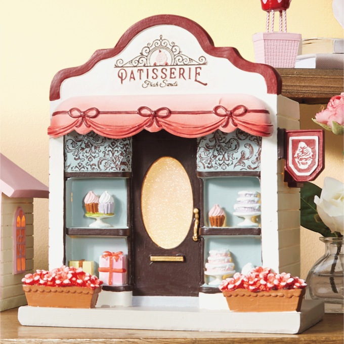 Lit Valentine Village, , large