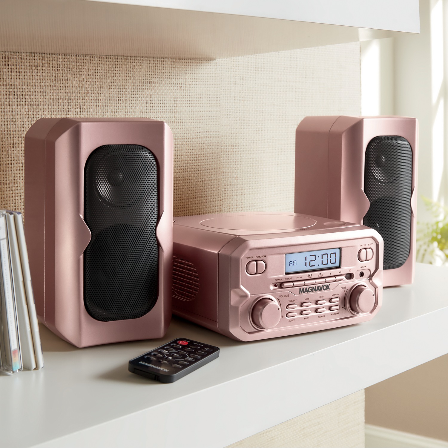 Magnavox 3-Piece Shelf System with CD, Bluetooth & FM Radio | Ginny's