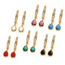 Crystal Jeweltone Dangle 6-Pair Earring Set, , large