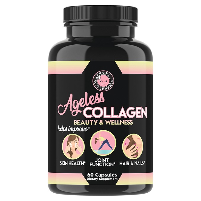 Ageless Collagen Supplement Capsules, , large