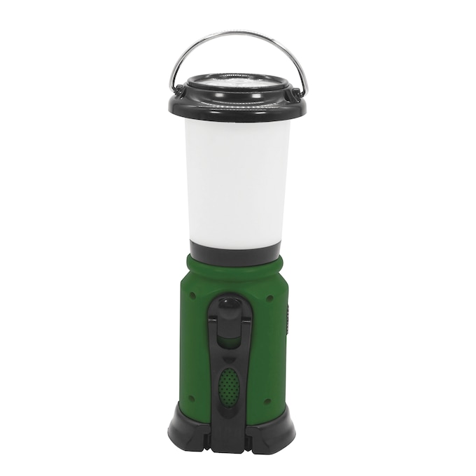 Lantern Flashlight Radio, Green, large