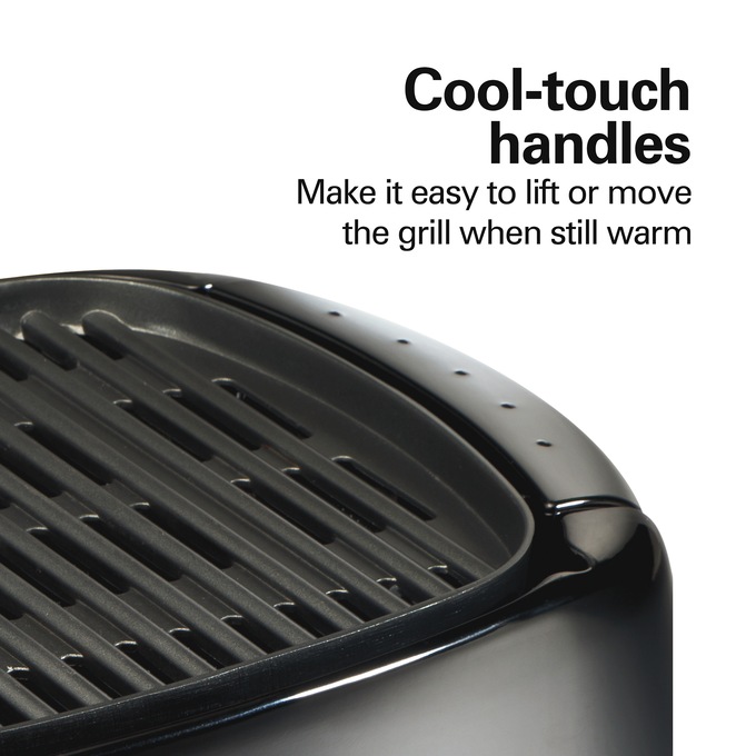 Hamilton Beach Health Smart Indoor/Outdoor Grill, , large