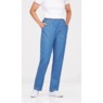 Lightweight Classic Cotton Tapered Jean with Elastic Waist, , large