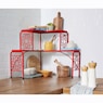 Gerbera Floral Scroll Corner Shelf, , large