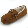 Women's Genuine Suede Moccasin with Faux-Fur Lining, , large