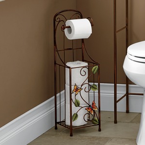 Harvest Butterfly Toilet Paper Holder, , large