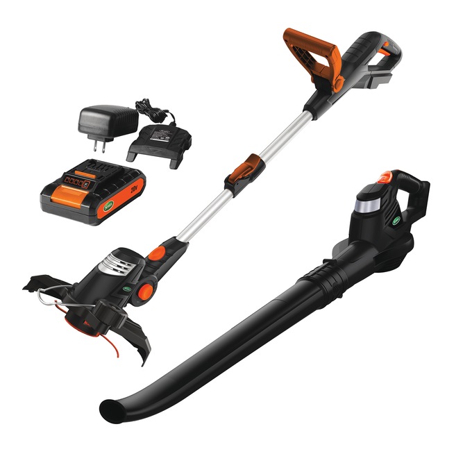 Scotts 20V Cordless Trimmer & Blower Combo, , large