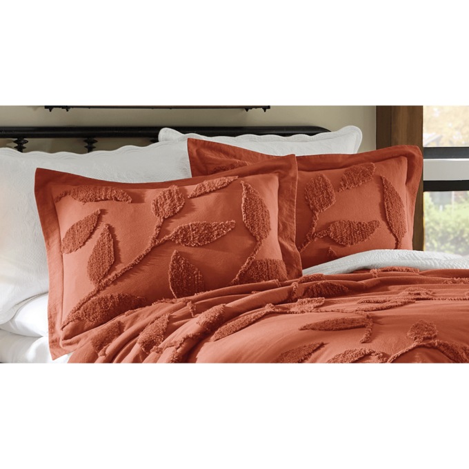 Fall Foliage Tufted Sham, , large