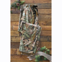 Men's Camo Fleece PJ Lounge Pant, , large