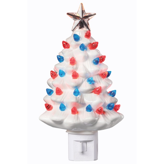 Americana Retro Tree Night-Light, Multi, large