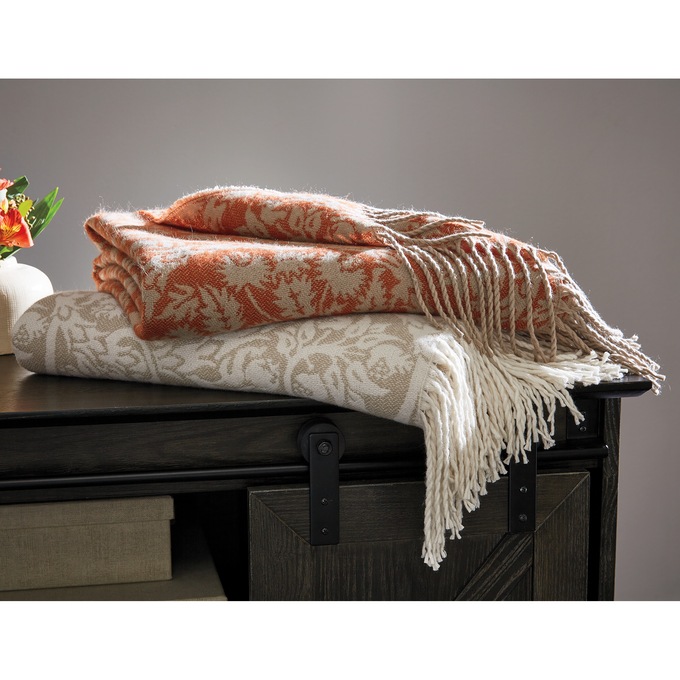 Damask Throw, , large