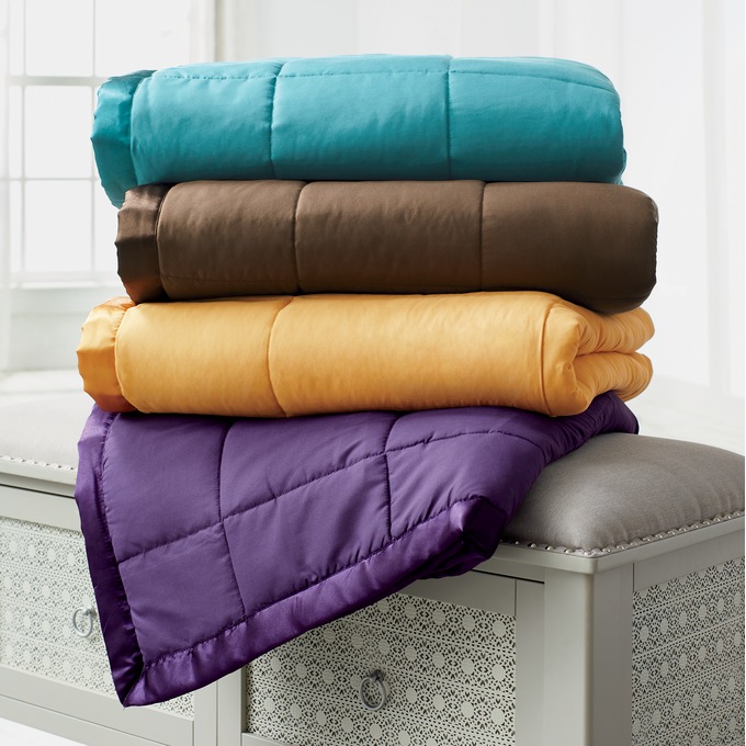 SatinTrimmed DownAlternative Blanket Ginny's