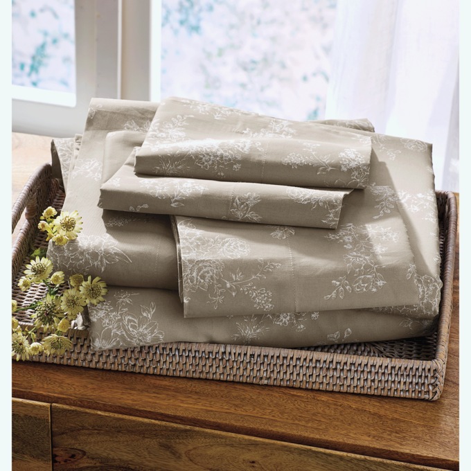 Fall Foliage Cotton Blend Sheet Set, , large