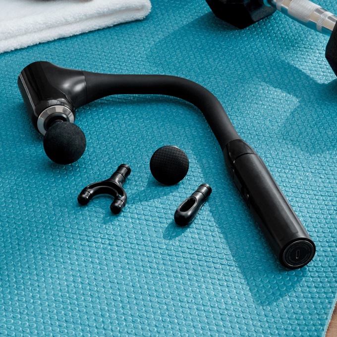 5-Piece Massage Gun With Extended Handle, , large