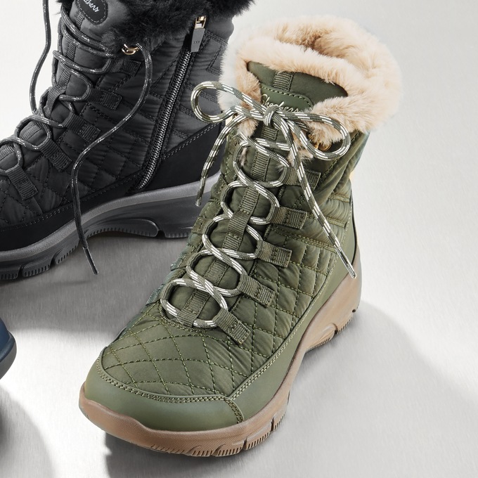 Skechers Easy-Going Game Hour Boot, Olive, large