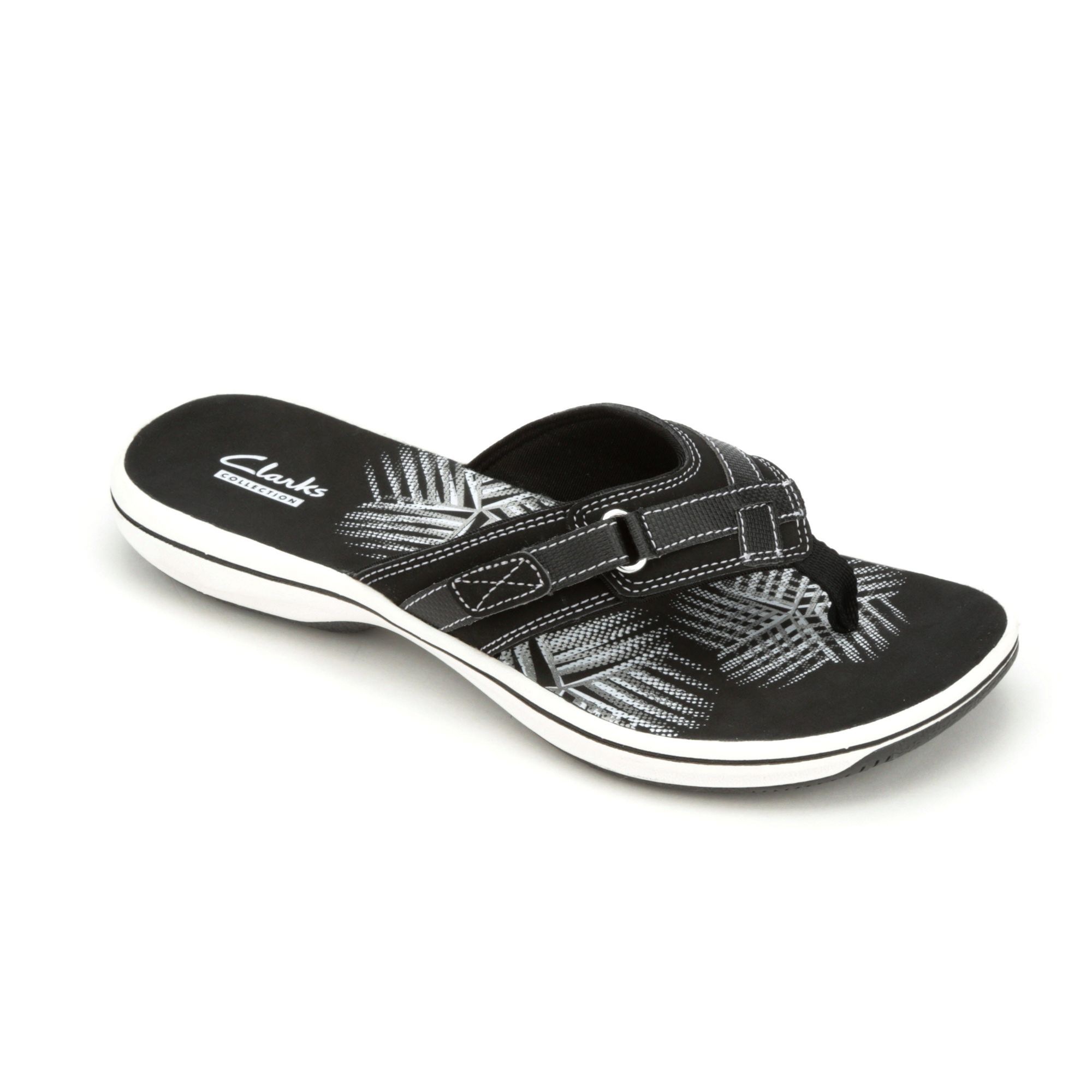 clarks breeze sea black patent