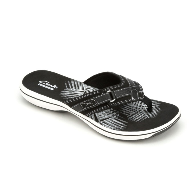 Clarks breeze sea black discount