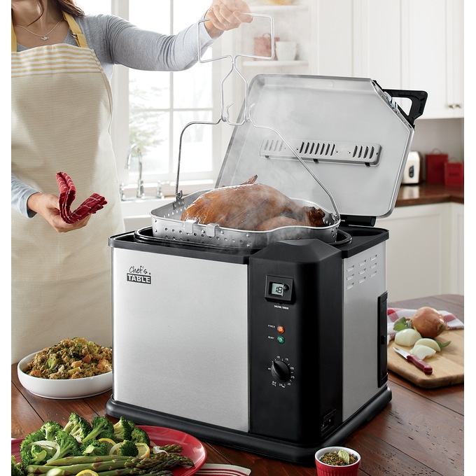 Butterball 5 Liter Stainless Steel Electric Indoor Turkey Fryer