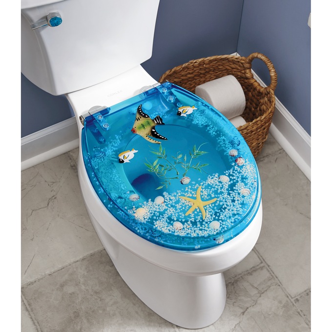 Coastal Toilet Seat, , large
