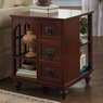 Arched Mission Revolving End Table, , large
