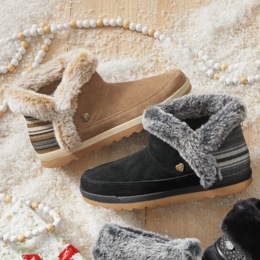 BOBS Women&#39;s Cozy Chill Comfy Break Bootie by Skechers, , large