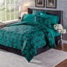 Color Connection Damask Comforter Set, Deep Teal, large
