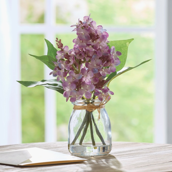 Purple Lilac Vase, Purple, large