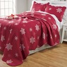 Embroidered Snowflake Quilt, , large