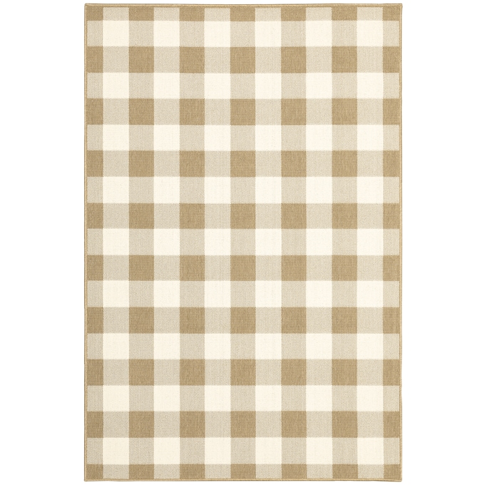 Woodford Indoor/Outdoor Rug, Sand, large