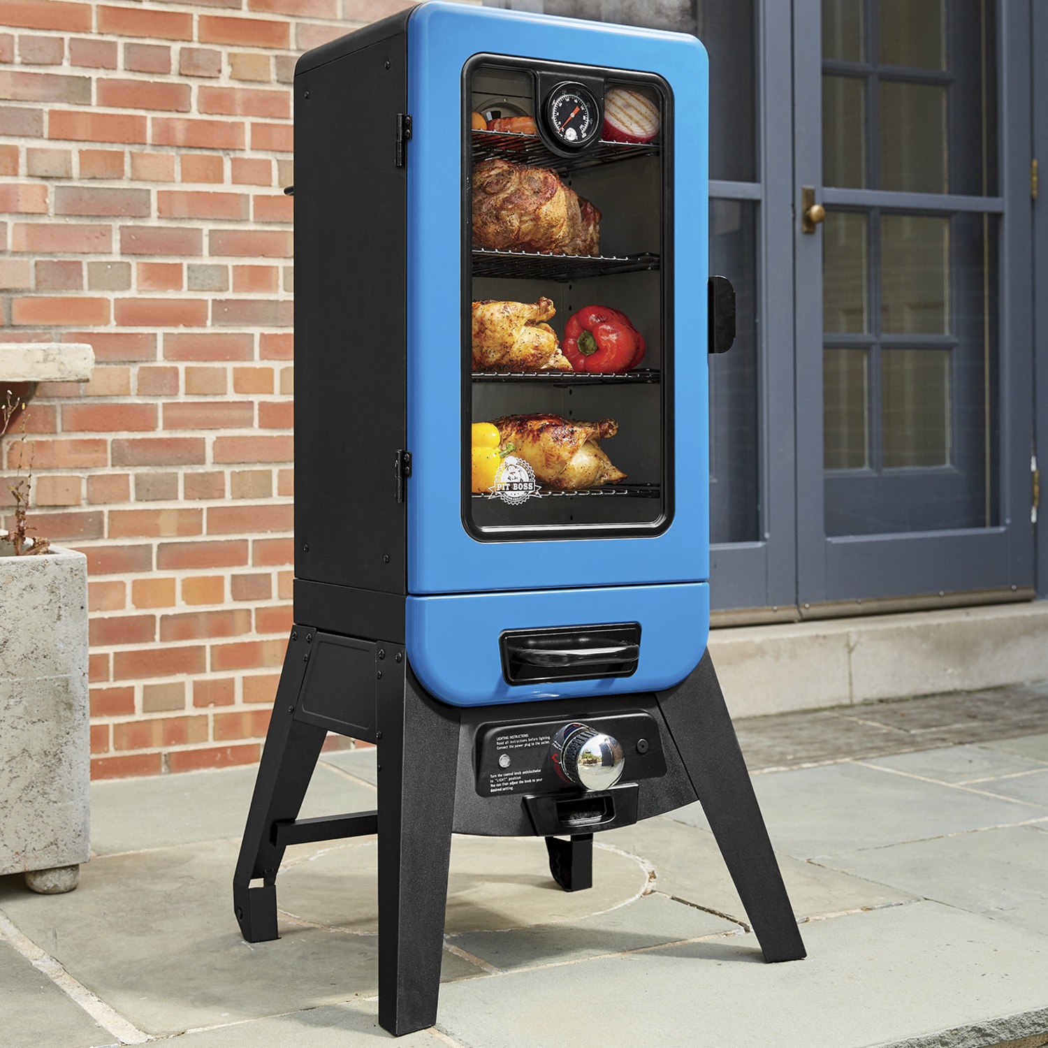 Blue Blazing Electric Smoker by Pit Boss | Ginny's