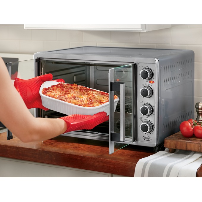 Double best sale toaster oven
