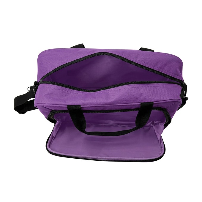 Montgomery Ward Personalized 3-Piece Soft-Sided Carry-On Set, Purple, large