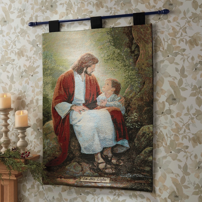 In His Light Hanging Wall Tapestry, , large